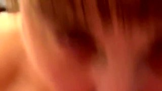 Mature Amateur Sucking the Cum Out of Her Friends Cock and Swallowing!
