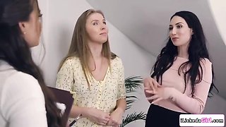 Lesbian Couple Cheating With Same Woman With Gia Paige, Jade Baker And Lena Paul