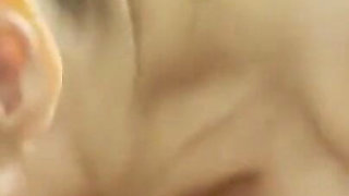 Mature Wife Sucking Friends Dick Dry and Swallowing