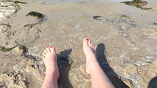 Nice Feet on the Beach