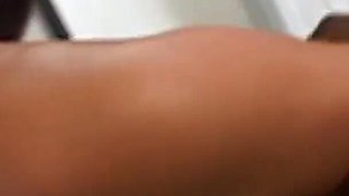Hot nurse gets on big black cock and deepthroats