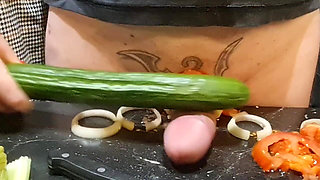 CBT. Extreme Dick and Urethral Torment in the Kitchen! Cooking Cock 2. Episode 3/3. Full.