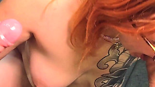 Wild Anal Duet in the Garage - My Husband Fucks Me While a Fan Films Me and Gets Sucked
