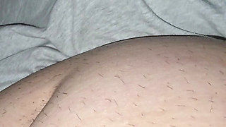 Step mom hand slip under step son underwear and grabs his dick