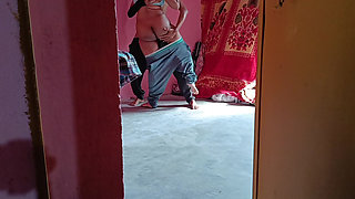 Desi Village Girl Indian School Girl Doing First Time Sax With Bad Boy Math Teacher At The Store Room