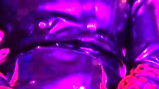 Red Rubber Fetish Femdom Latex Mistress Fetish BDSM Strap Heels Dominatrix