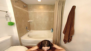 Big Tits Stepsister Needs Help Showering