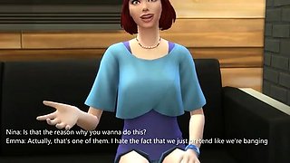 Casting Sims: Hot Redhead Does Her First Scene