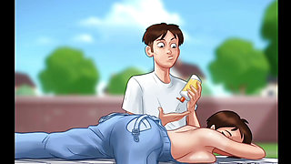 Tel laga kr chut mai land dal diya summertime saga game