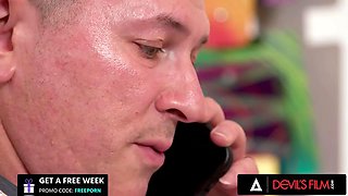 DEVILS FILM - Hottie Teen Swinger Madi Collins Gets Banged By An Older Man