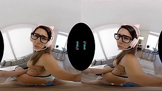 Do You Want Me To Keep The Stream On? - Fucking An Incredible Teen Brunette Geek Girl On Camera