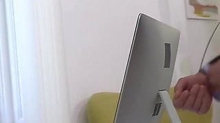 My Stepfathers Busty Secretary