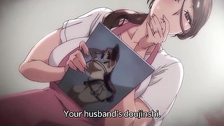 Hentai Tsuma ni Damatte Sokubaikai ni Ikun ja Nakatta, Ep.2: Curvy MILF Cheats On Her Hubby At Comiket