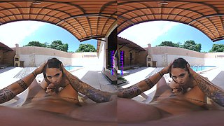 PURITYVR Perversions in public pool with Izadora