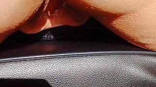 Sexy mature shows huge wet  pussy close up