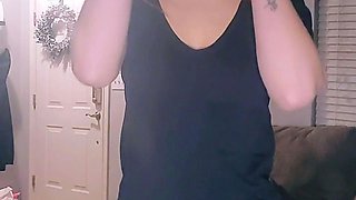 Petite small tit babe with perfect pussy masturbates
