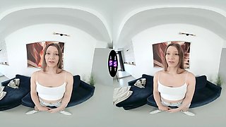 Mia flashes her pussy lips, and caressing her jummy clitoris \u2013 tmwvrnet