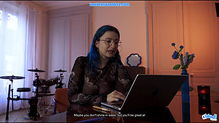 This Toy Will Make Your Boss Like a Daemon - POV Role Play by a Hairy French Girl Khalamite