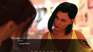 Lesbian Pizza Delivery Sex with Big Tits Stepmom & Stepsister Outdoor Public Fuck