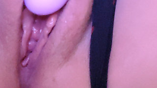 A little seduction with extraordinary dildo