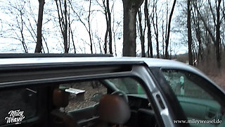 Hot German Blonde Gets Fucked in Public