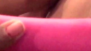 Hot Thai Wayna starts caressing her pussy and takes the vibrator