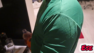 Alisha Bhabhi Fucks with Waiter in the Resturant's Washroom