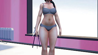 Custom Female 3D : Young Sexy School Girlfriend Hot Boobs Custom Bikni Sex Story gameplay - Episode-06