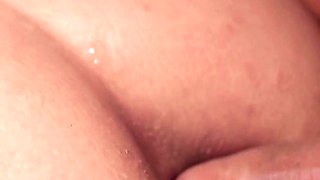 She Squirts During Double Dildo Fucking