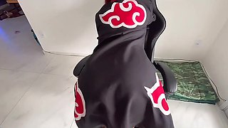 Hot Brazilian redhead ninja makes full use of her lush body in POV fantasy