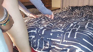 Fucking my 18 year old stepdaughter while my wife is at the spa