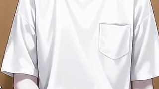 Mega-fucker Awakens: Future Slut Kira Gags on 30cm Virgin Cock in Ai Anime Hentai