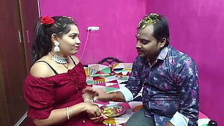 Indian Step Brother Fucks Step Sister on Rakhi Day - Sona Bhabhi Hardcore Sex