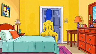 Slutty Cuckold Wife COMPILATION. Cartoon, Simpson Parody