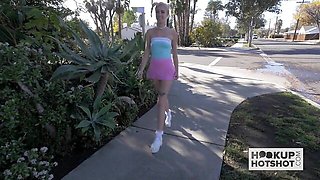 Junoesque Haley's trimmed pussy trailer