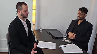 Slutty Employee Gets Dap And Pissed In Mouth From Boss & Frustrated Collegue 12 Min - Emmanuel Torquemada, Adam Costa And Kristina Grace