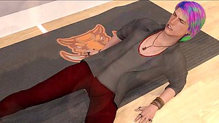 Sexy anime adventure with Misskitty2k inspired by Naruto in a 3D fantasy