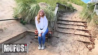 Molly Pills loves fucking on the beach POV