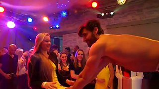 Real european party skanks cocksucking strippers on camera