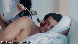 EroticaX Waking Him Up for Passionate Morning Love