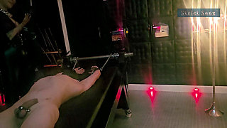 Stina Stone Long Nail Tickling Facesitting Stretched on the Rack by Mistress Part 1