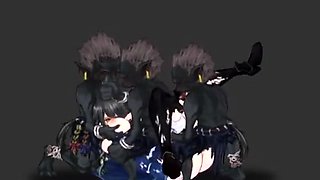 Aradia gangbanged by Goblins test animation version [D-lis]