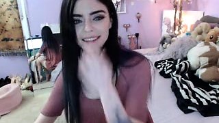 Close up teen foot worship