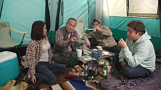 JUL-952 Town Camp NTR A Shocking Cuckold Video Of My Wife Who Was Ringed In A Tent Umi Natsukawa