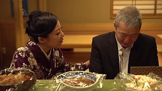 An old man takes the wet cunt of Yuki Tanihara and fills it with cock
