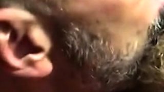 Muscular Daddies Intimately Kissing