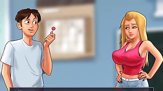 Summer saga with big booties and massive boobs