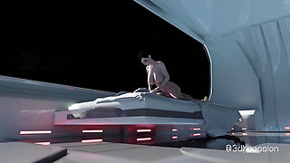 The Best Sex in Space. Hot Japanese Babe Gets Fucked Hard on Orbital Space Station