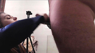 The wife's naughty friend wanted milk in her mouth