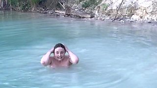 Swimming Naked, Mud, Flashing on a Highway